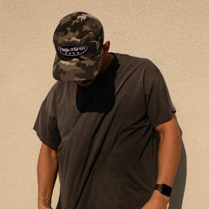 Vintage Thrashed Blank Tee  - Charcoal