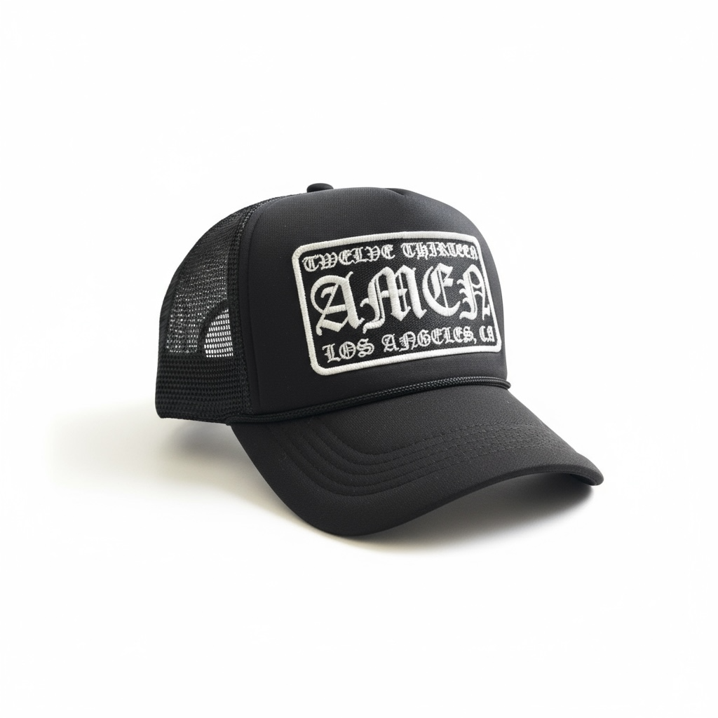 Amen Foam Trucker - Black