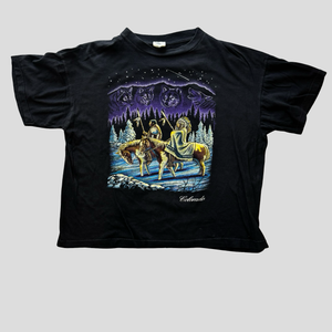 Wolf Indian Tee - Boxy Small