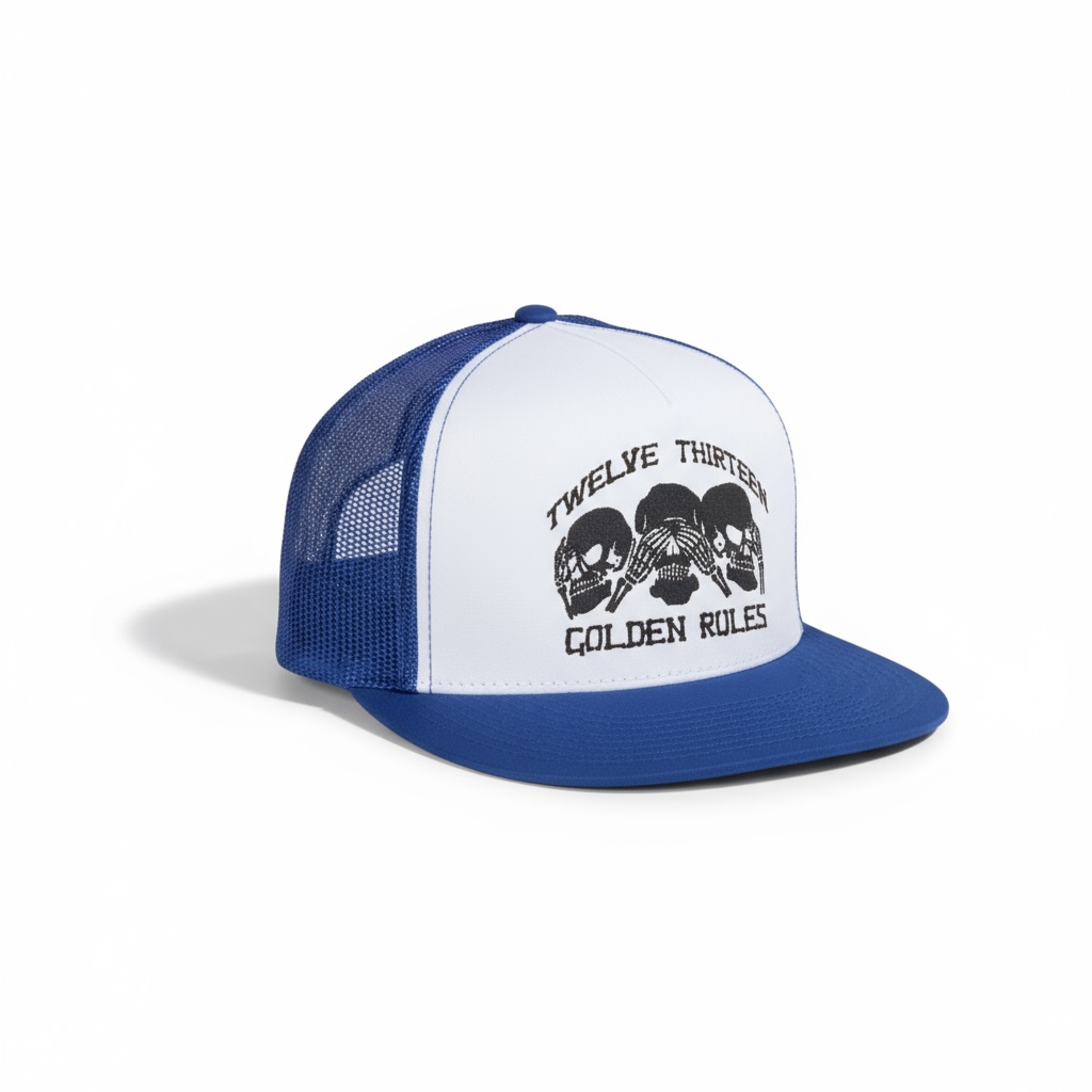 GR Trucker Hat - Blue/White