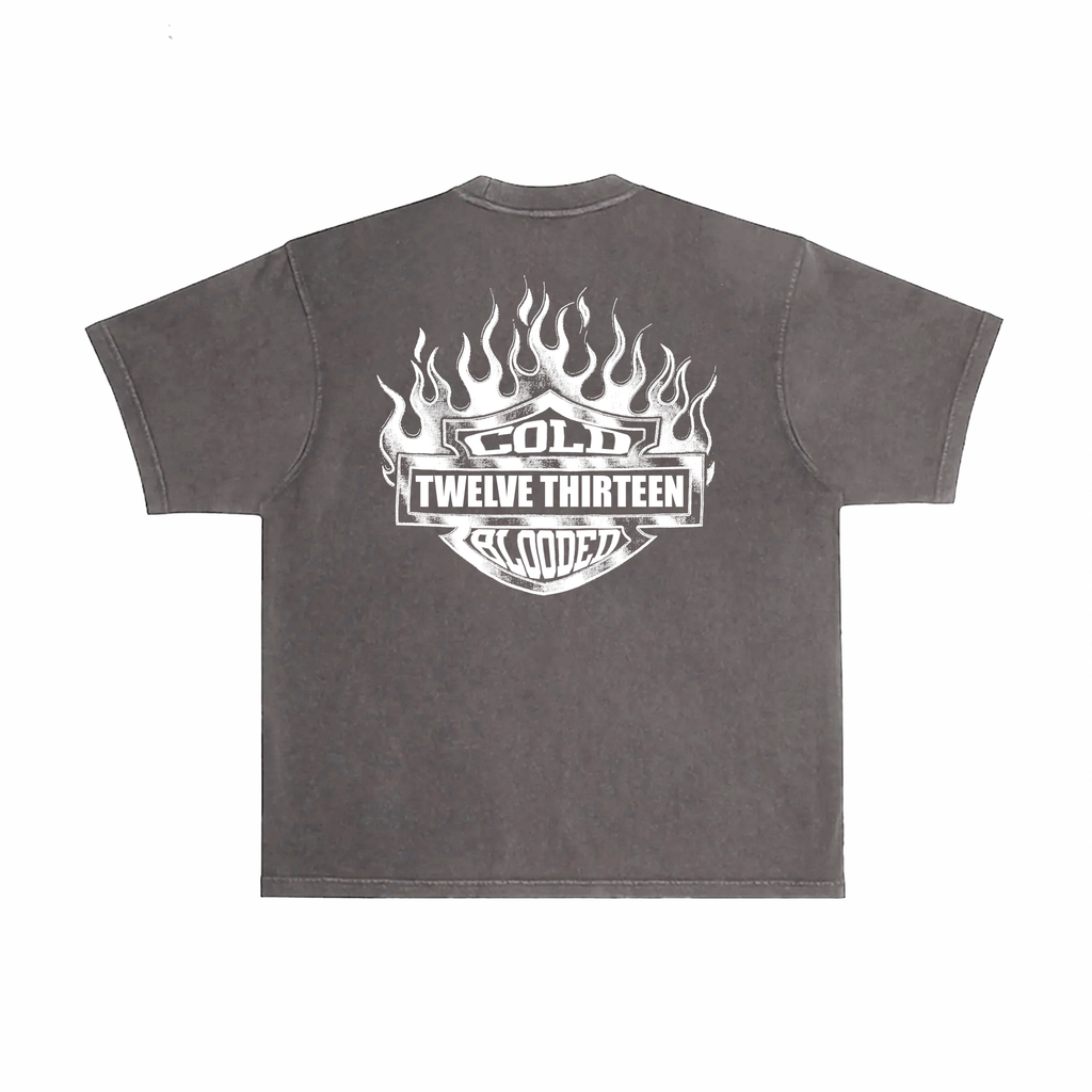 (4th of July Special) Flame Tee - Charcoal Grey