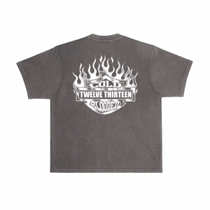(4th of July Special) Flame Tee - Charcoal Grey