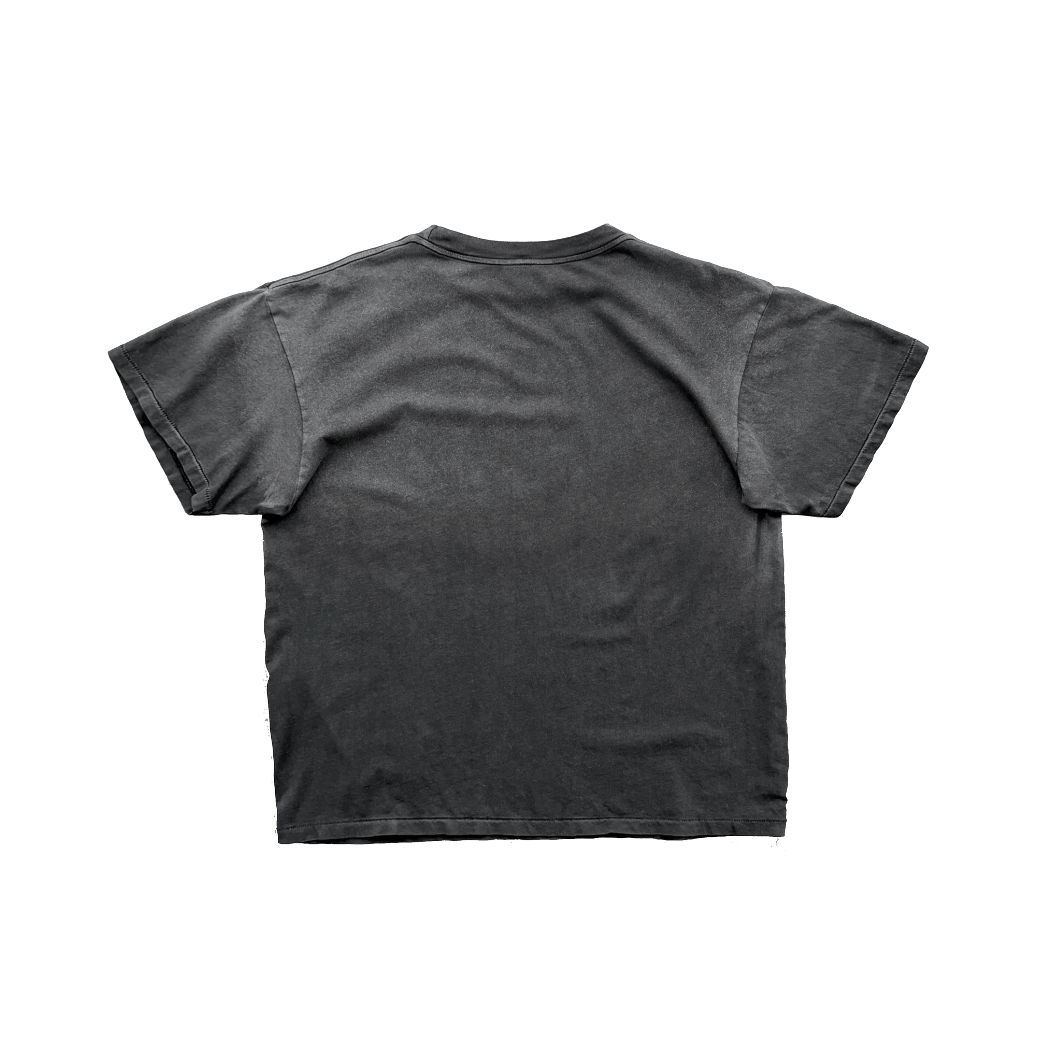 Vintage Thrashed Blank Tee  - Charcoal