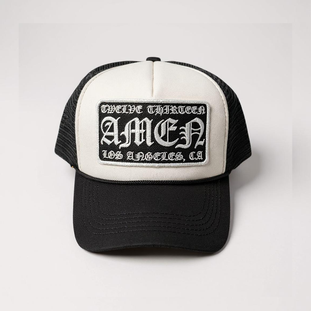 AMEN Foam Trucker - Black/white