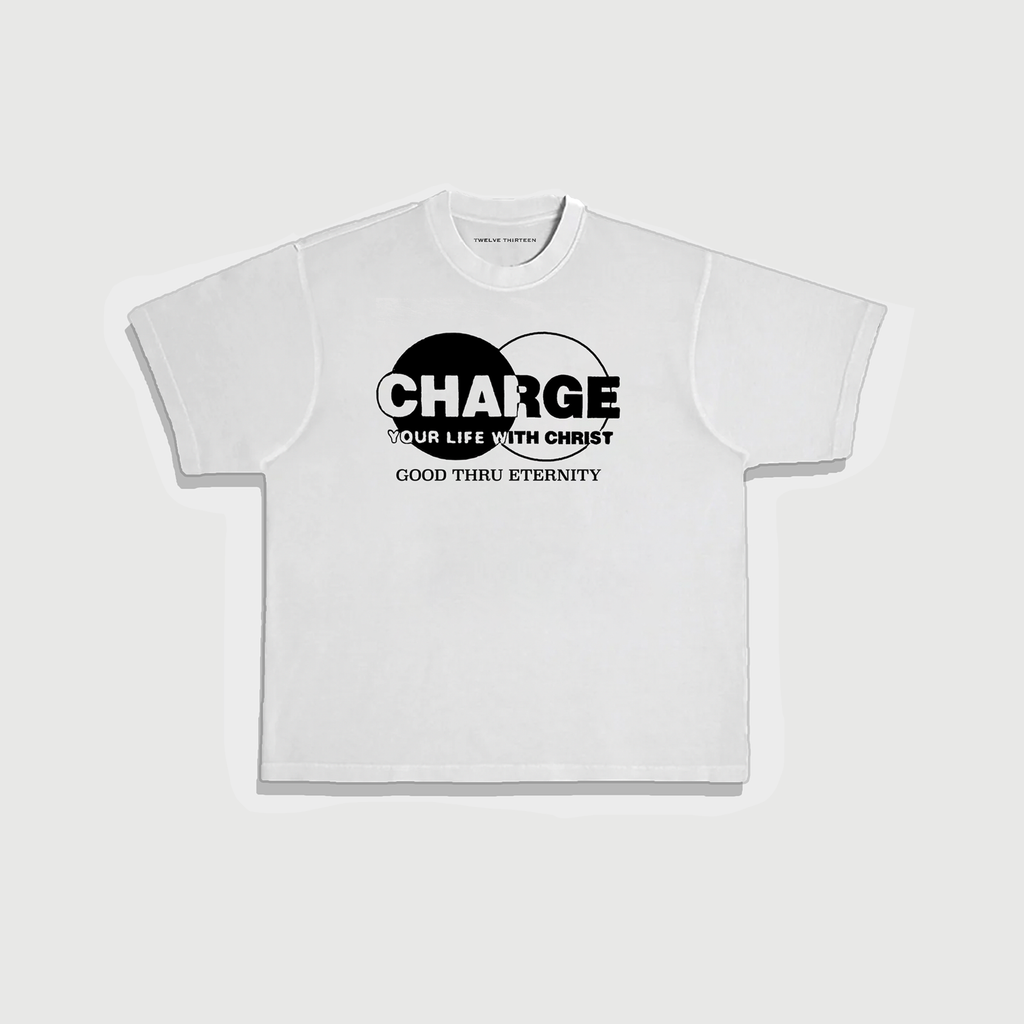 Charge Tee - White