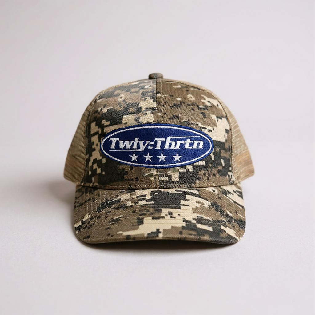 Deja Patch Trucker Hat - Digi Camo