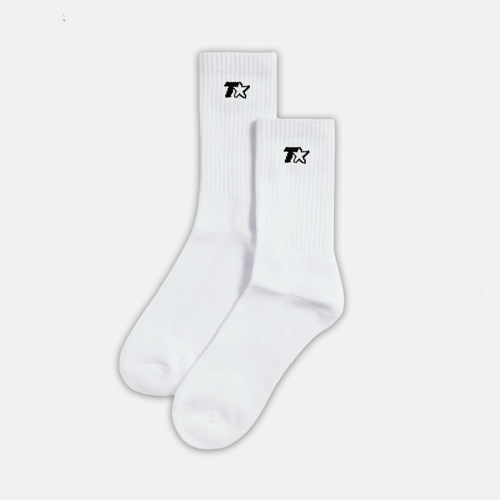 Star Sock - White