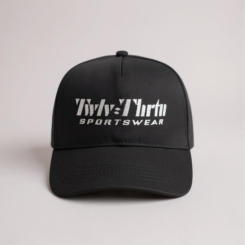 Sportswear Hat - Black/Green Underbrim
