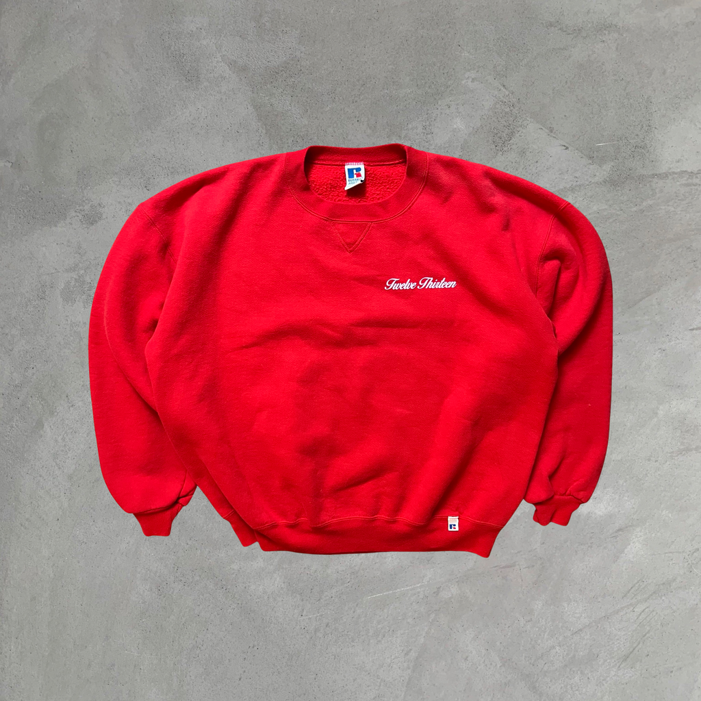 Vntg Russell Crewneck - Red (BOXY M)